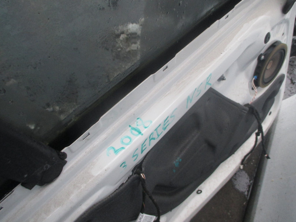 BMW 3 SERIES F30 2018 NSR PASSENGER SIDE REAR COMPLETE DOOR ALPINE WHITE