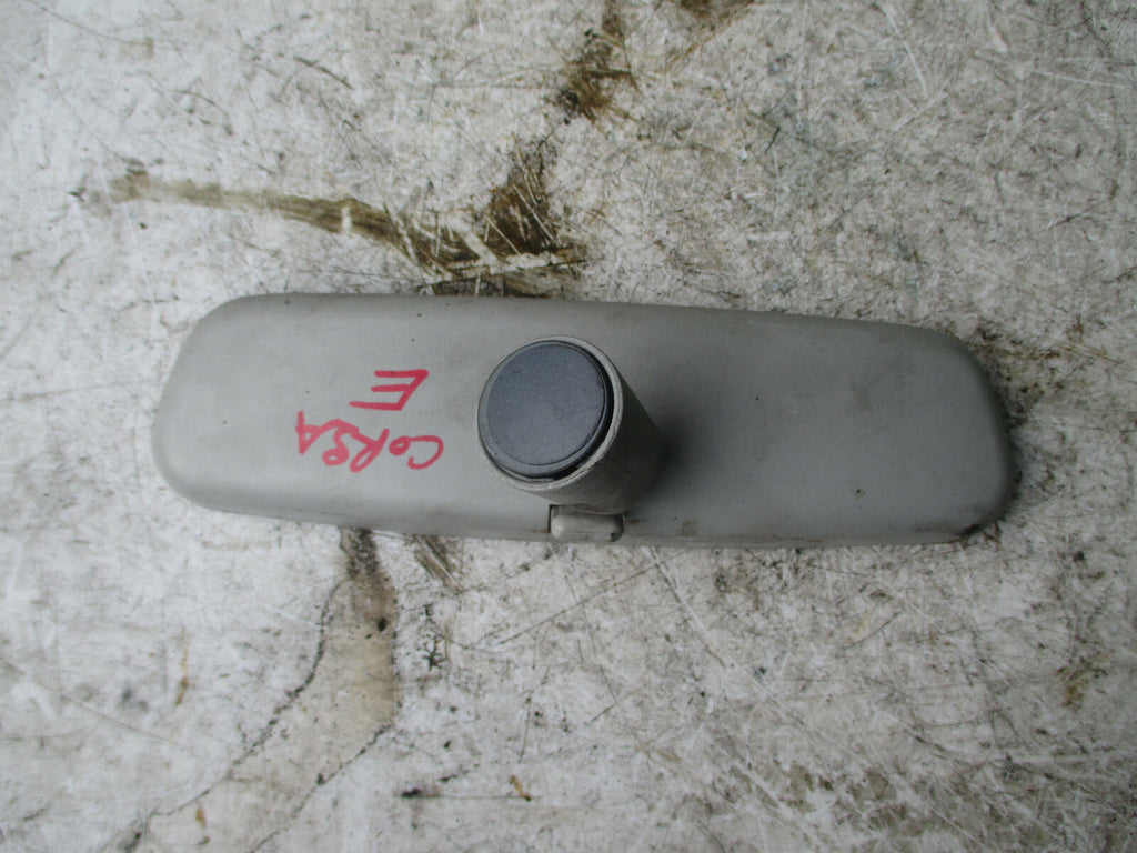 VAUXHALL CORSA E 2018 WINDSCREEN RVM REAR VIEW MIRROR E1 010590 GREY
