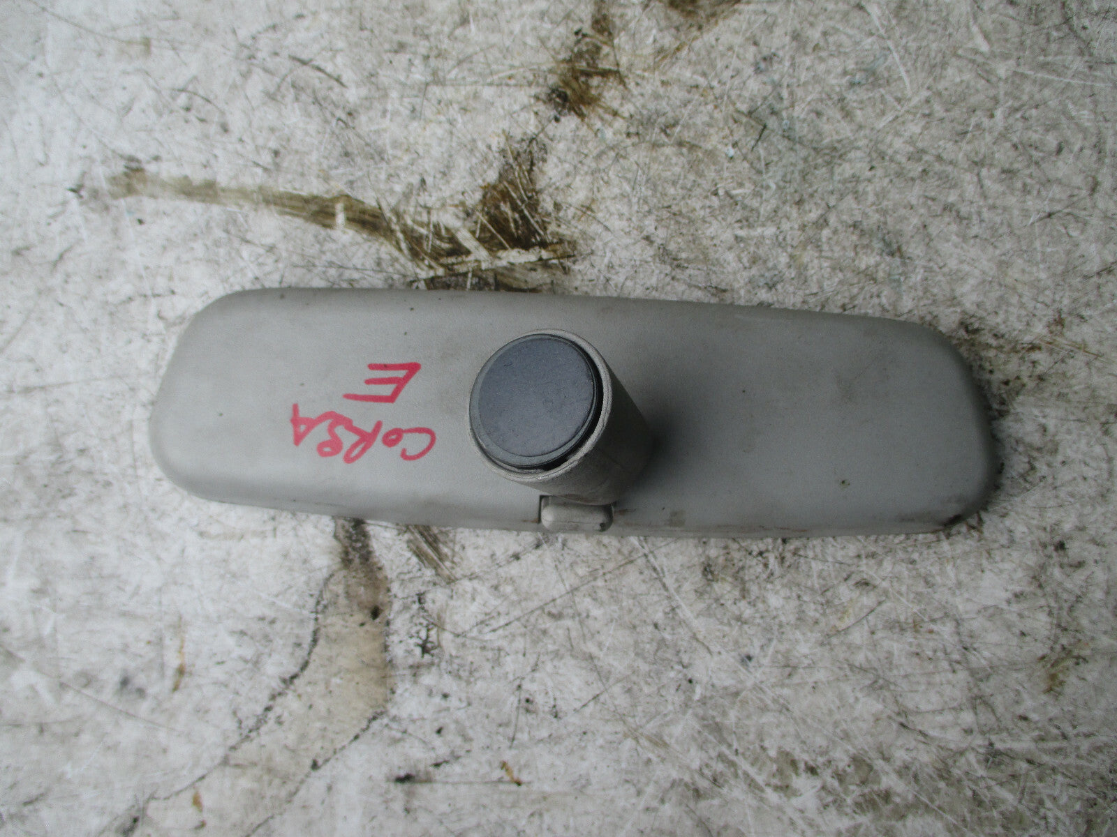 VAUXHALL CORSA E 2018 WINDSCREEN RVM REAR VIEW MIRROR E1 010590 GREY