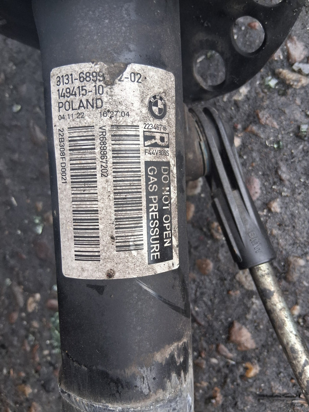 2023 BMW 2 SERIES F44 OS DRIVER SIDE FRONT SHOCK ABSORBER 6899672