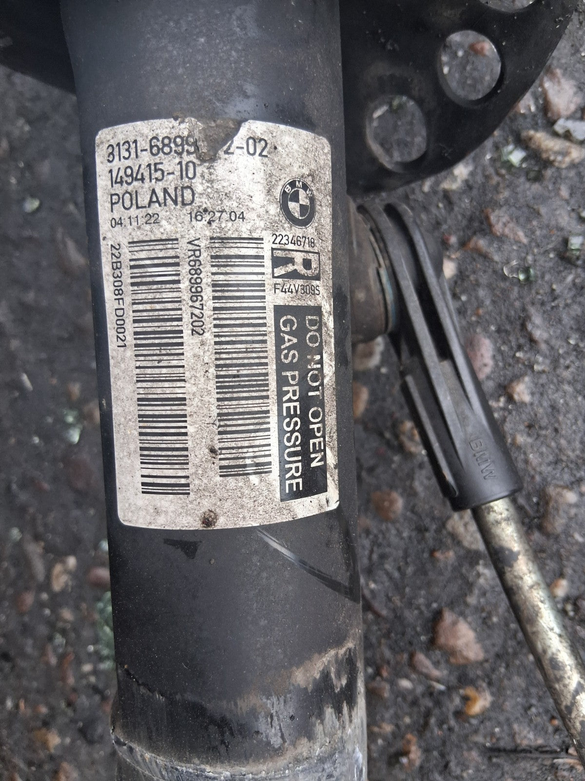 2023 BMW 2 SERIES F44 OS DRIVER SIDE FRONT SHOCK ABSORBER 6899672