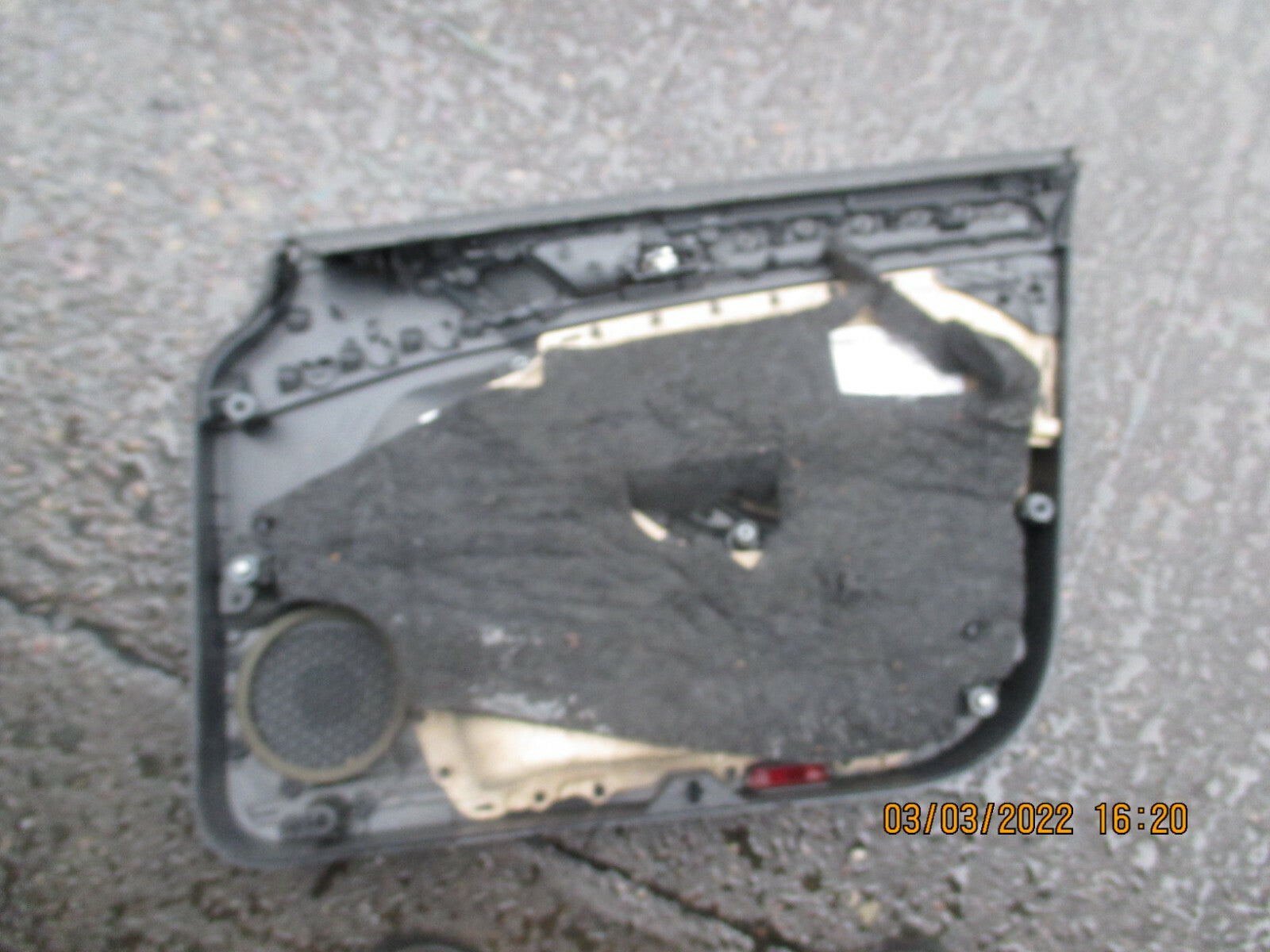 VOLKSWAGEN GOLF 2018 MK7 5DR NSF PASSENGER SIDE FRONT DOOR CARD