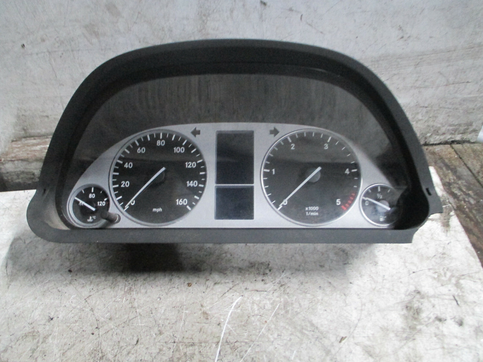 MERCEDES B CLASS W245 2007 MANUAL SPEEDOMETER INSTRUMENT CLUSTER A1695401348