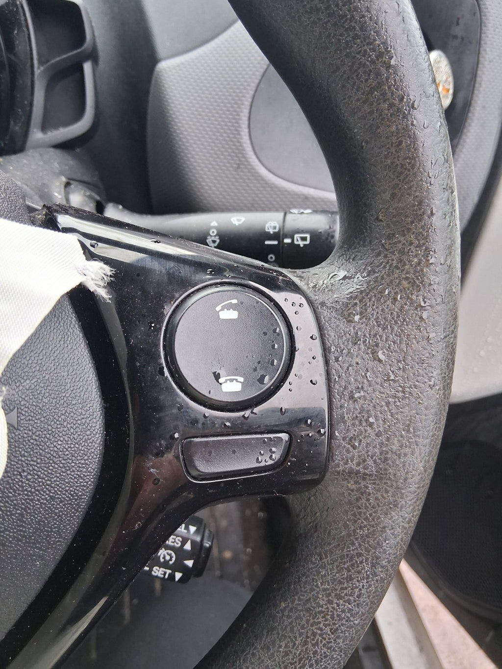 2019 PEUGEOT 108 3 DOOR MK2 MULTIFUNCTIONAL STEERING WHEEL BLACK