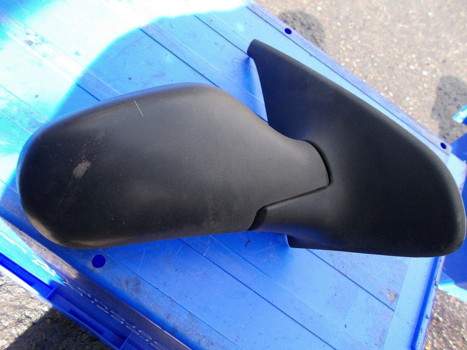 1999 RENAULT CLIO MK2 OS DRIVERS SIDE MANUAL WING MIRROR E2017005 BLACK