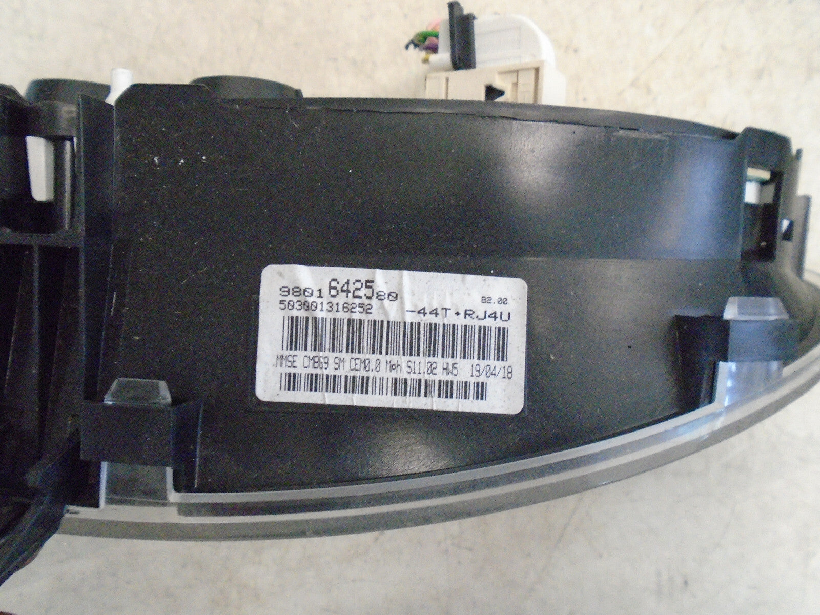 CITROEN BERLINGO 2016 1.6 DIESEL SPEEDOMETER INSTRUMENT CLUSTER 9801642580