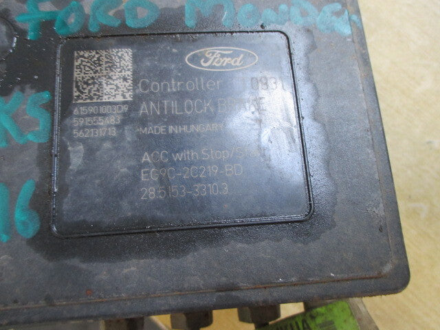 FORD MONDEO MK5 2016 ABS PUMP WITH CONTROL MODULE EG9C2C219BD