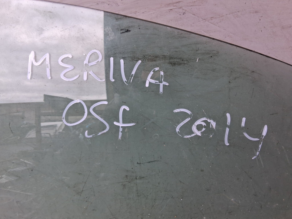 VAUXHALL MERIVA B 2014 OSF DRIVER SIDE FRONT RIGHT WINDOW GLASS 43R000016