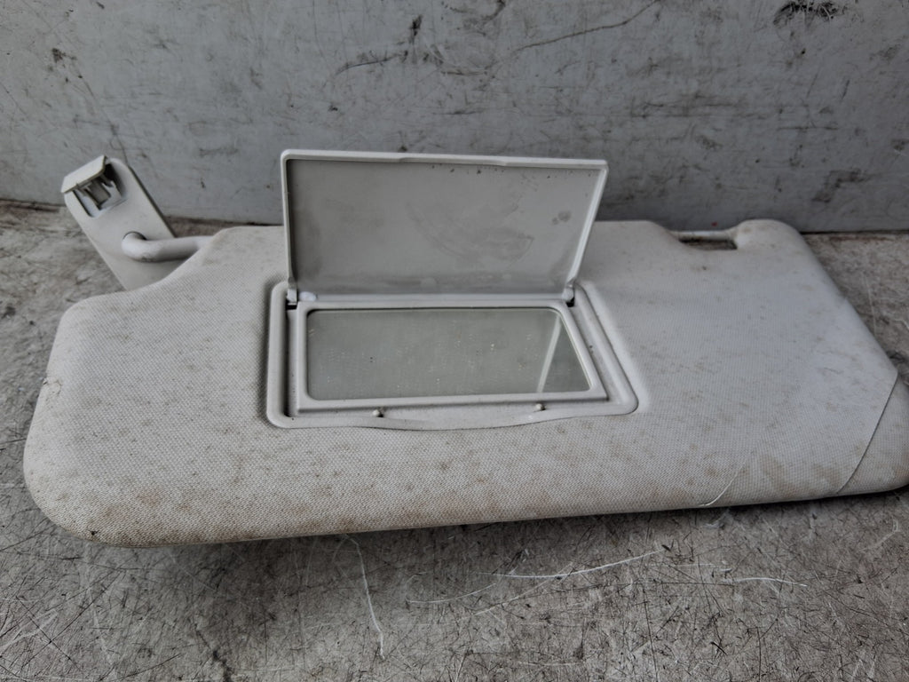 2015 FORD FIESTA MK8 NSF PASSENGER SIDE FRONT LEFT SUN VISOR SHADE