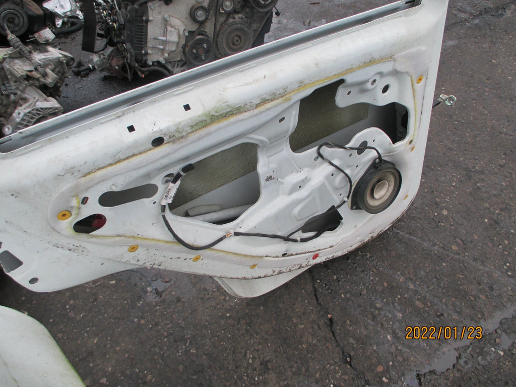 FIAT PUNTO 2012 MK3 NSR PASSENGER SIDE REAR BARE DOOR SHELL WHITE
