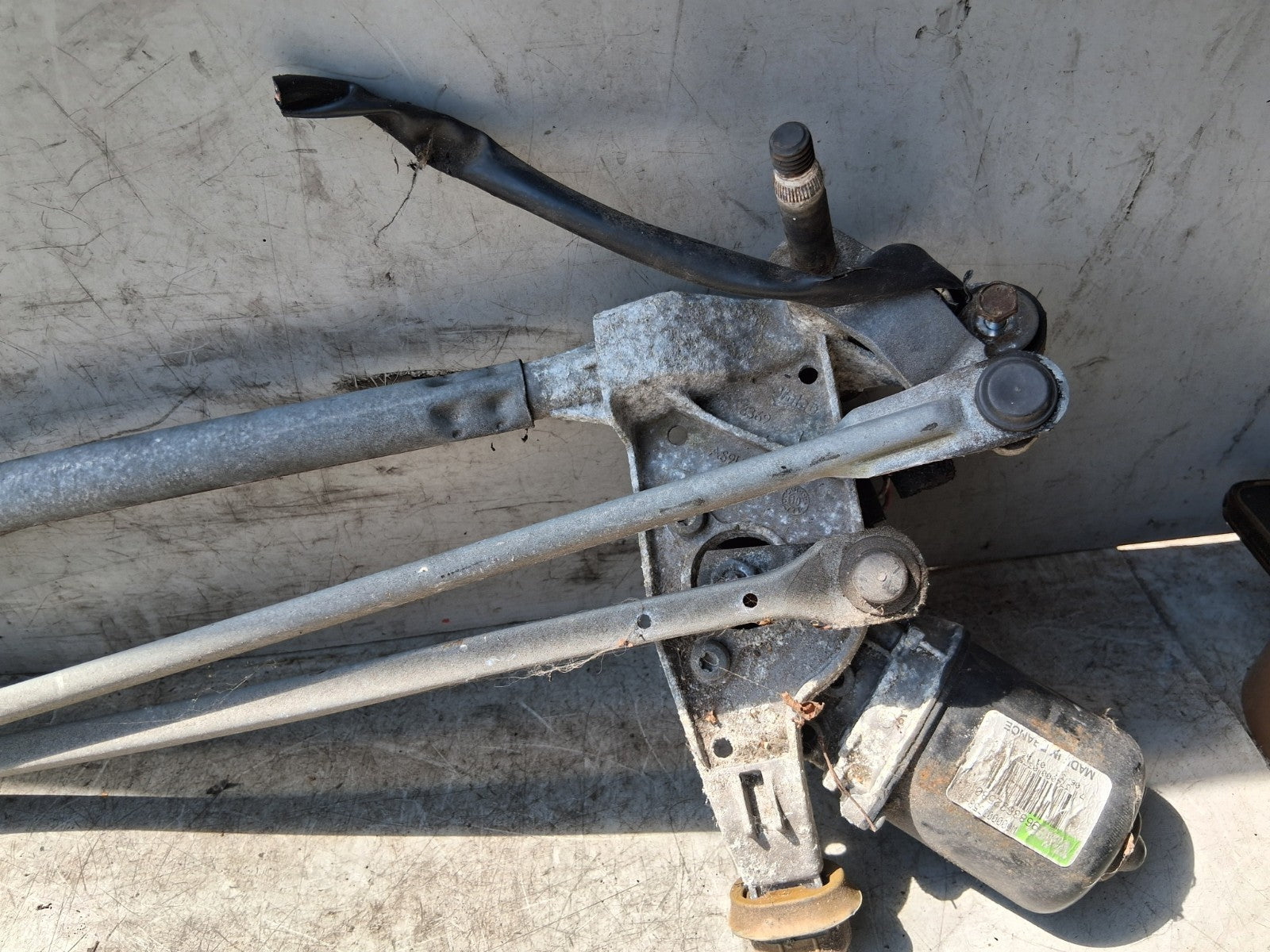 2011 CITROEN DS3 FRONT WINDSCREEN WIPER MOTOR & LINKAGE 9683622580