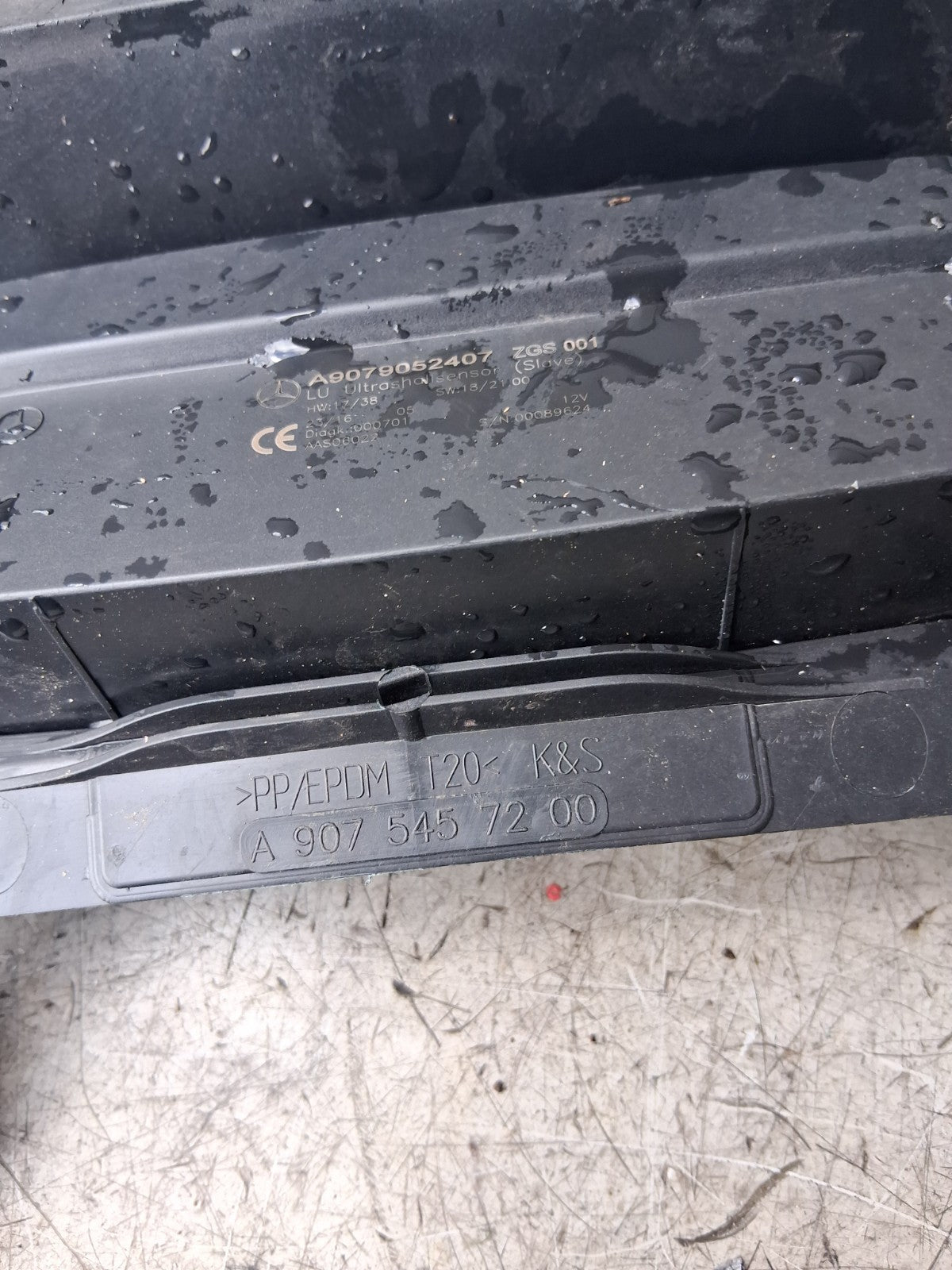 2023 MERCEDES SPRINTER ALARM CONTROL SENSOR A9079052407