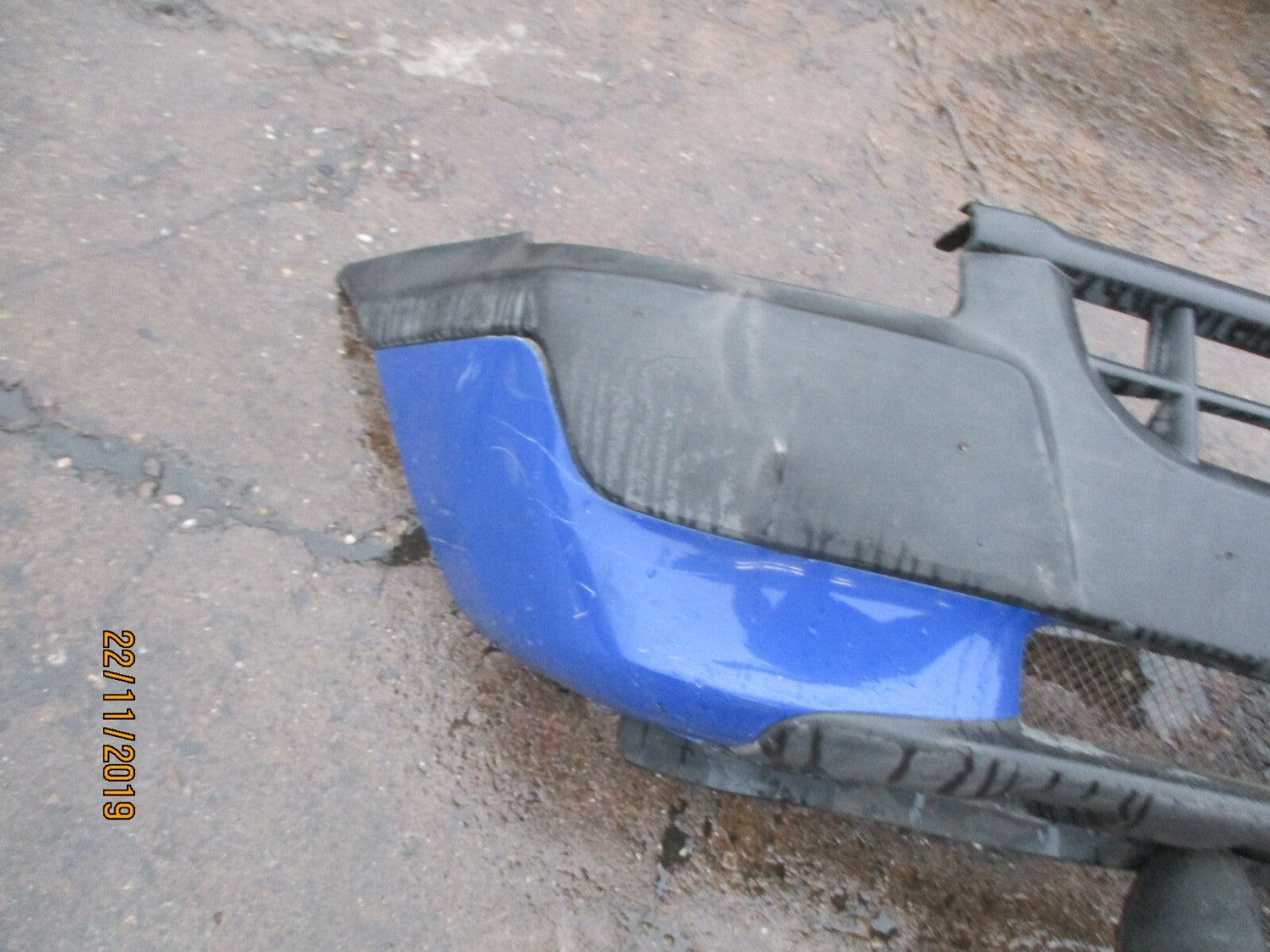 FIAT DOBLO MK1 PRE FACELIFT FRONT BUMPER BLUE