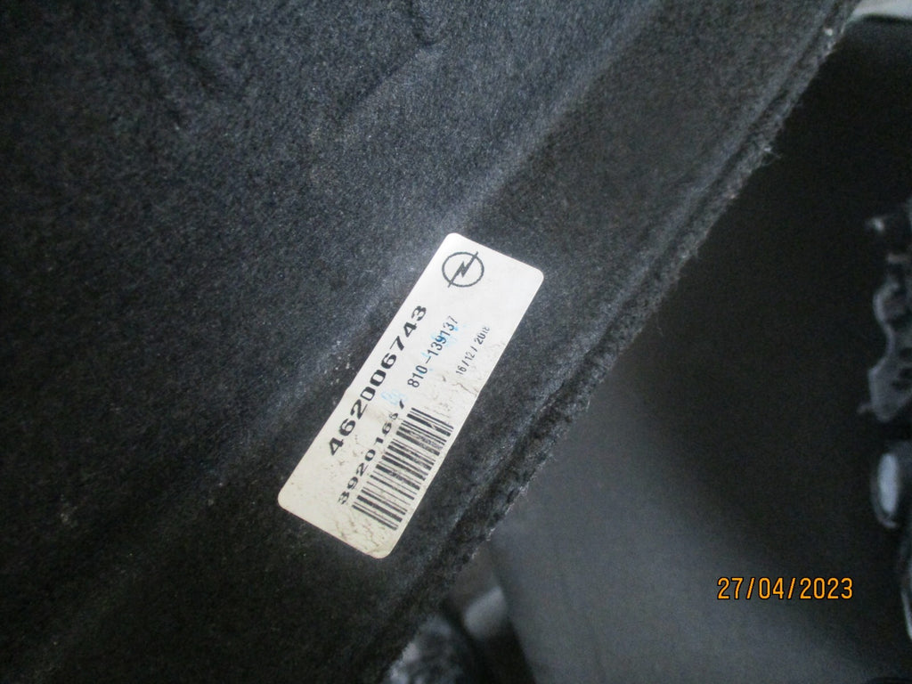 VAUXHALL CROSSLAND X 2018 REAR LOAD COVER PARCEL SHELF 462006743