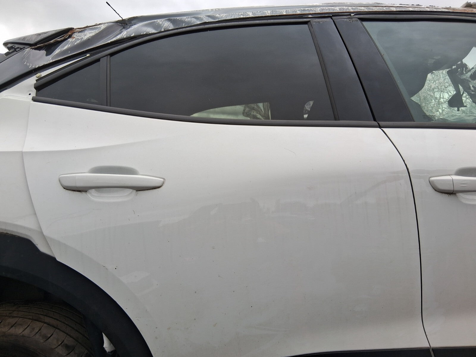 2024 VAUXHALL MOKKA B MK2 OSR DRIVER SIDE REAR RIGHT BARE DOOR ARCTIC WHITE EWP