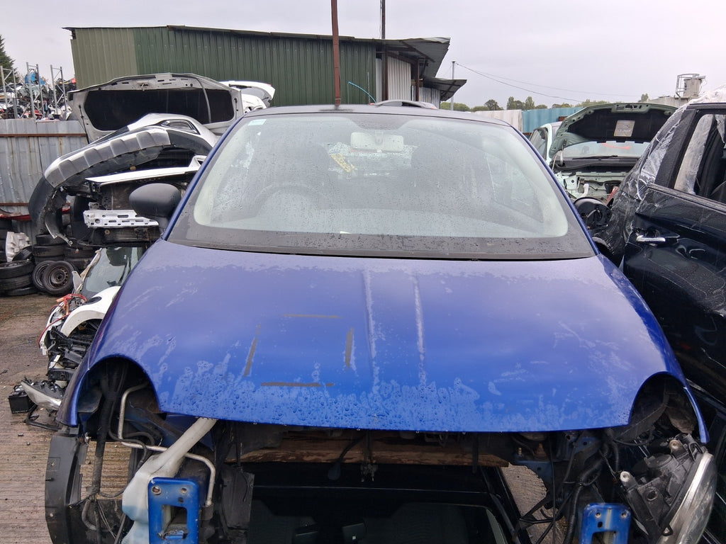 2010 FIAT 500 LOUNGE MK1 FRONT BONNET HOOD PANEL BLU MAGNETICO 599/A