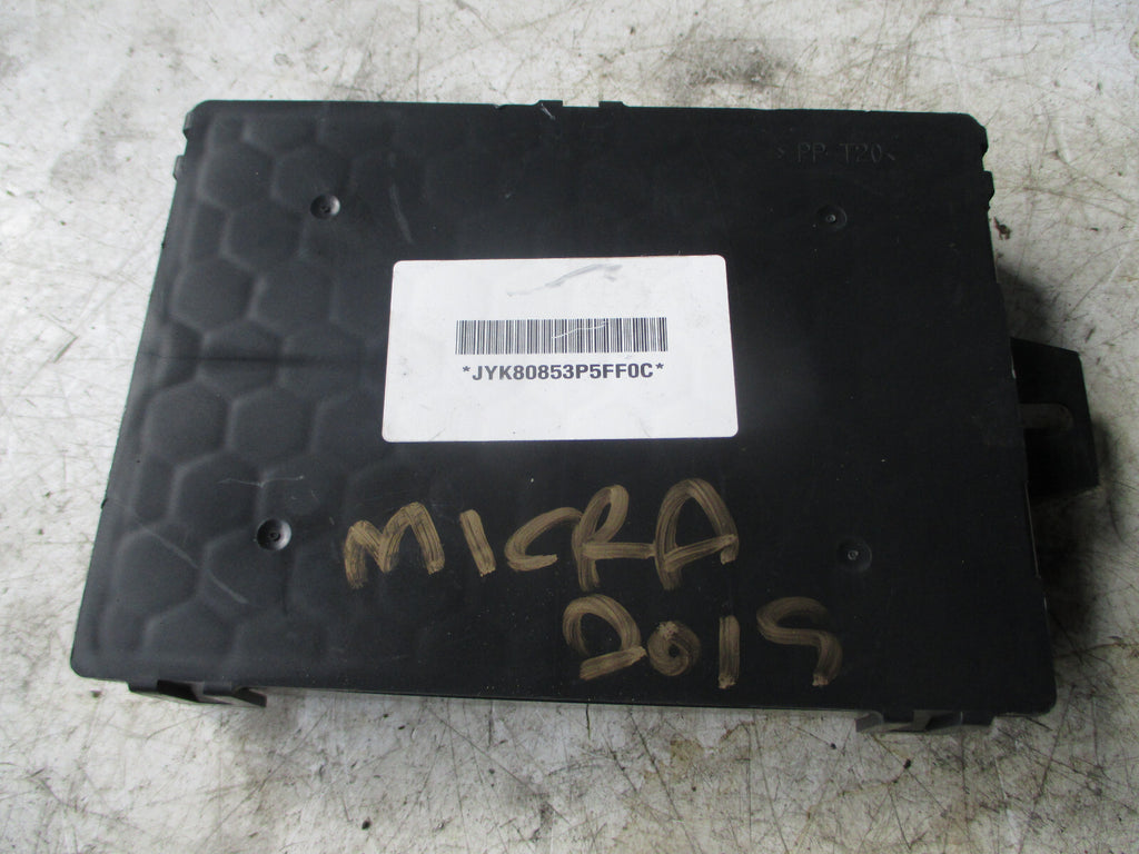 2019 NISSAN MICRA K14 BCM BODY CONTROL MODULE 284B15FF0C