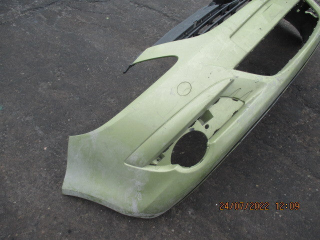 VAUXHALL CORSA D PREFACELIFT 2009 FRONT COMPLETE BUMPER GREEN