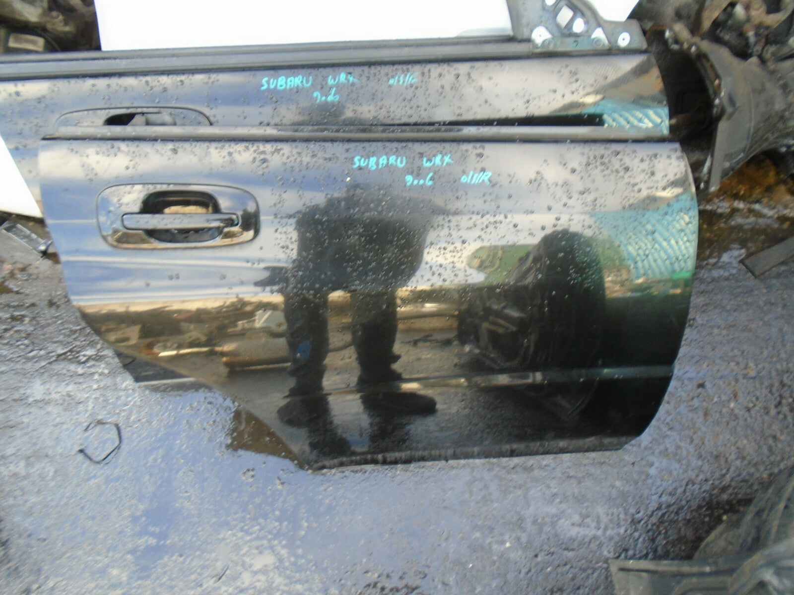 SUBARU IMPREZA 2006 MK2 OSR REAR DRIVER SIDE COMPLETE DOOR