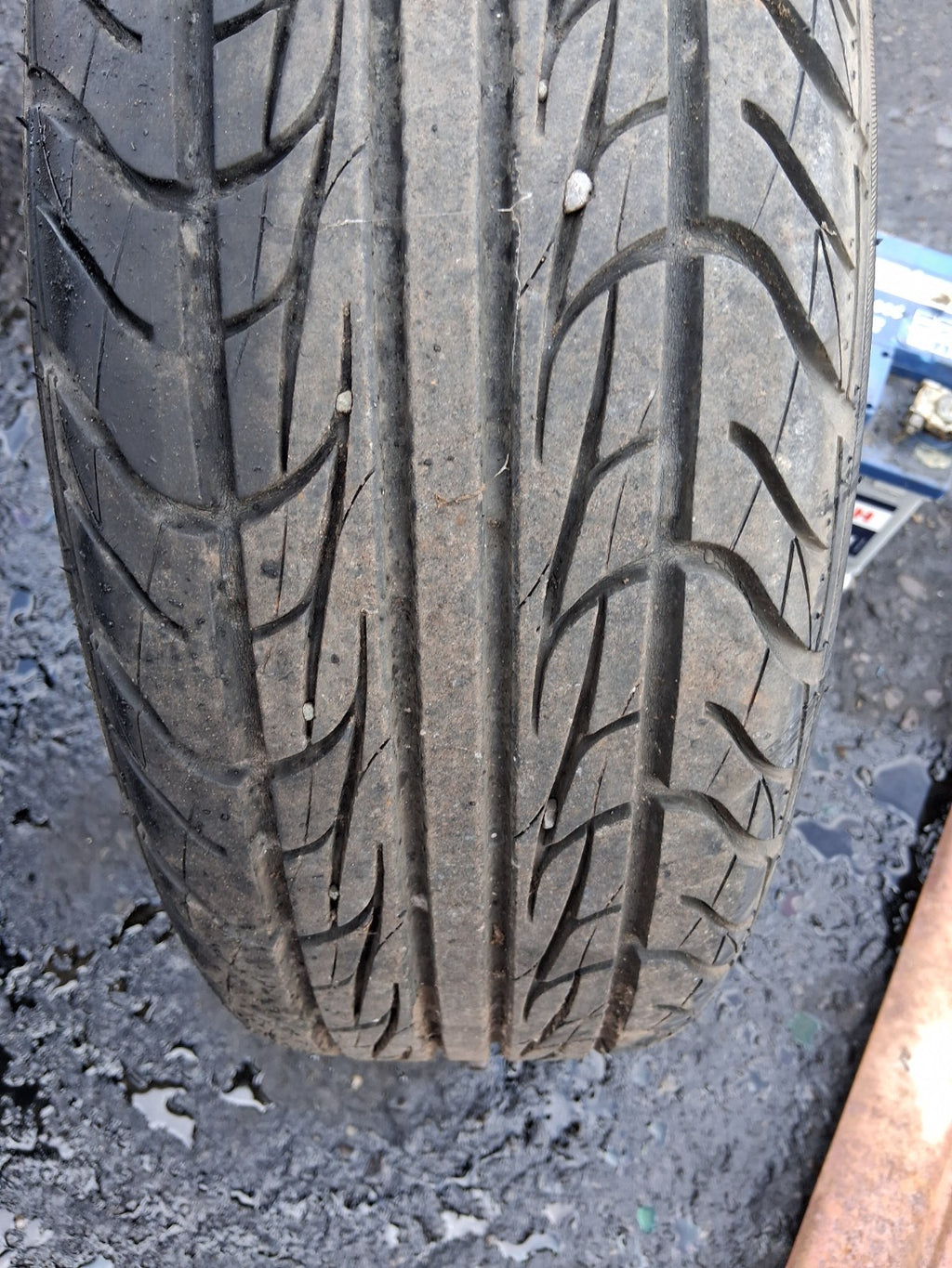 2001 PEUGEOT 206 14 INCH ALLOY WHEEL WITH TYRE 185/65R14