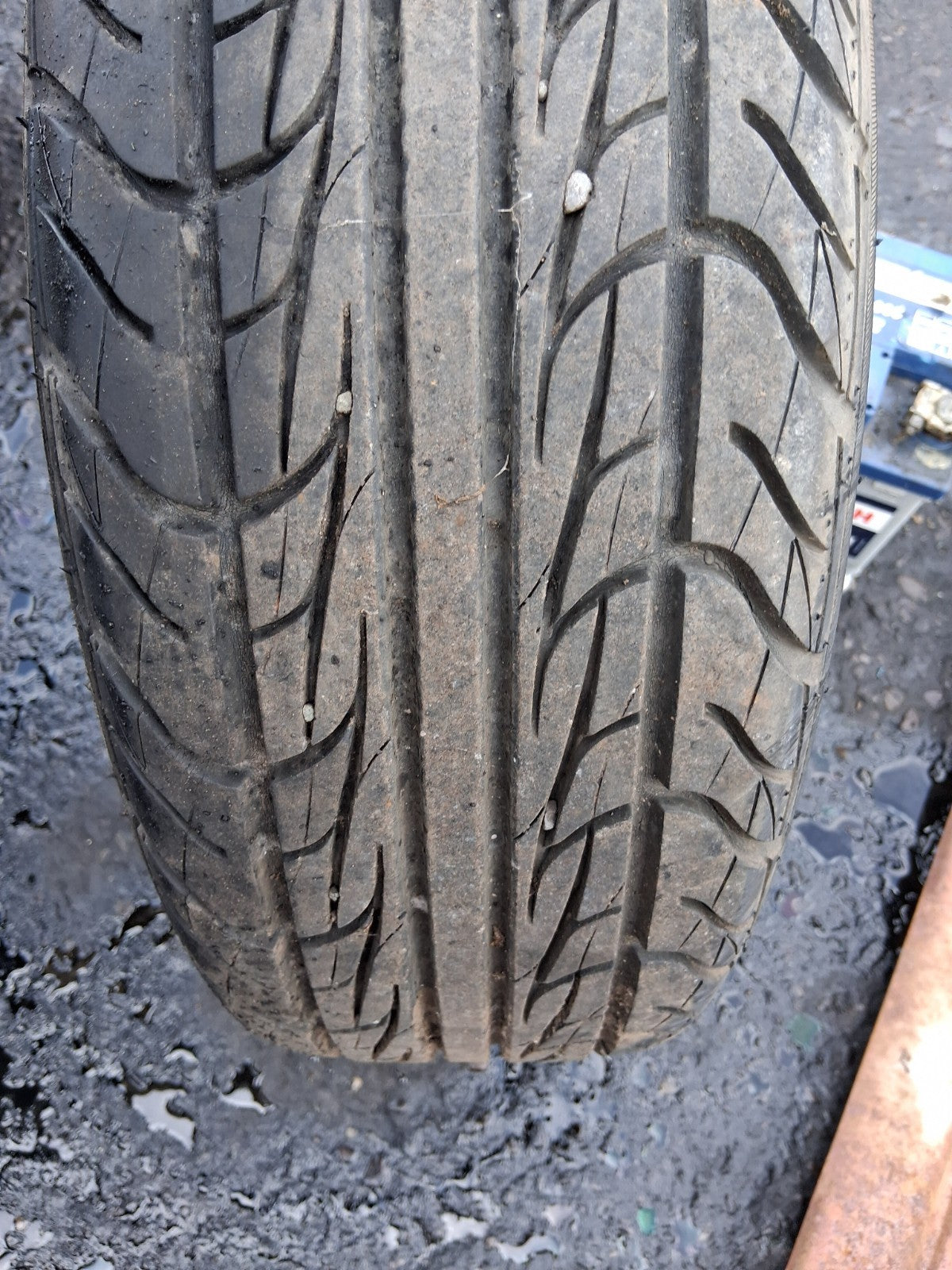 2001 PEUGEOT 206 14 INCH ALLOY WHEEL WITH TYRE 185/65R14