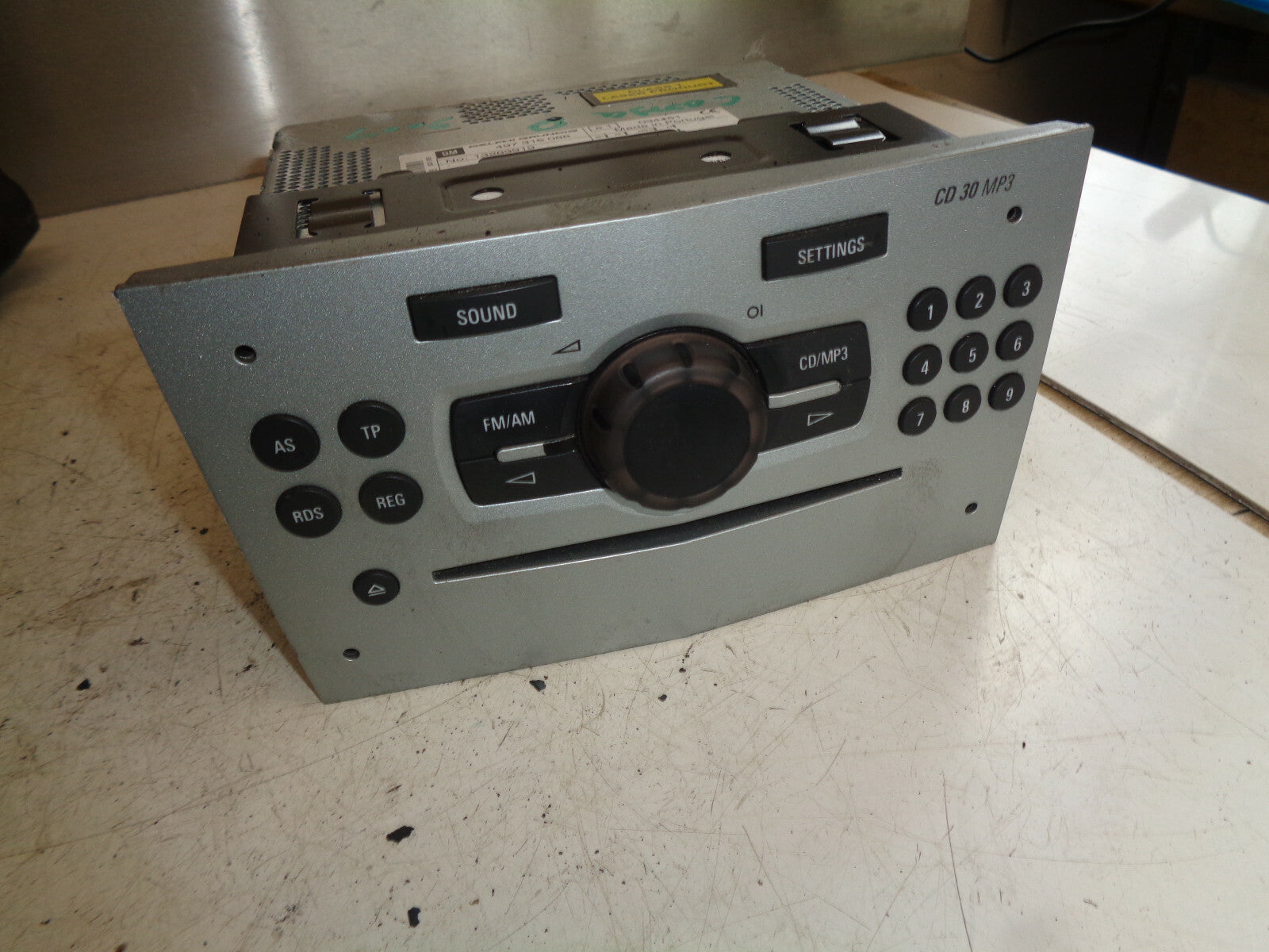 VAUXHALL CORSA D 2007 RADIO CD PLAYER STEREO HEAD UNIT 13289919
