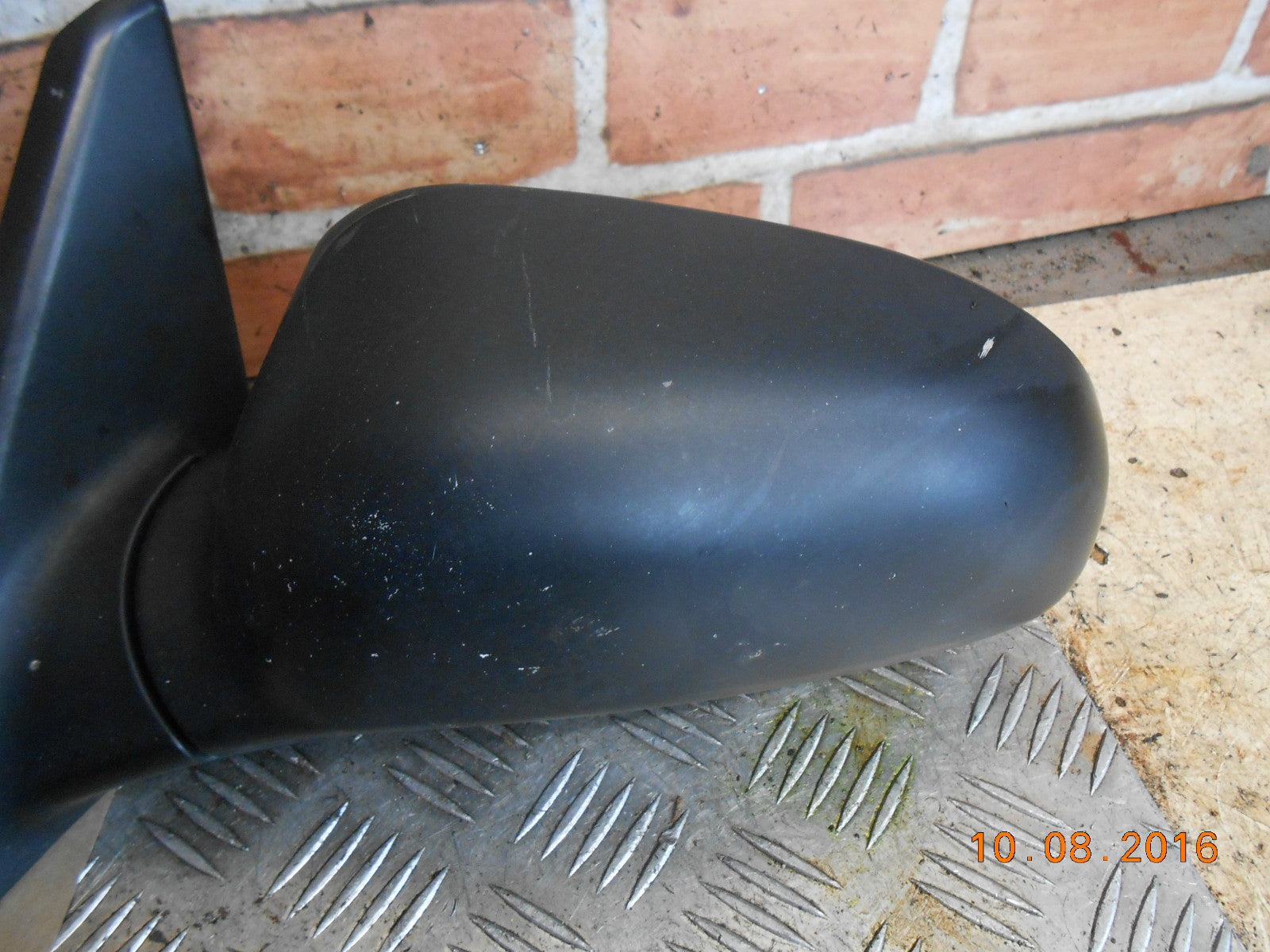 HYUNDAI COUPE 2000 RD2 NS PASSENGER SIDE MANUAL DOOR WING MIRROR BLACK