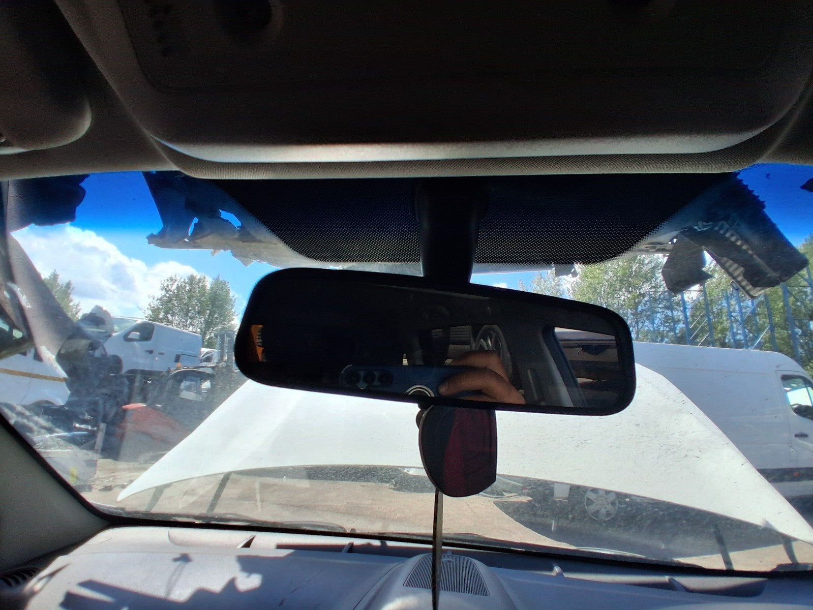 2015 VAUXHALL ANTARA MK1 FRONT INTERIOR REAR VIEW MIRROR
