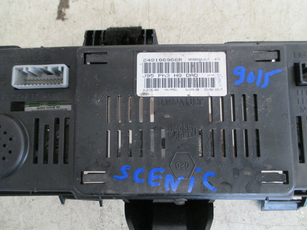 RENAULT GRAND SCENIC MK3 2015 DASHBOARD INSTRUMENTAL CLUSTER 248106966R