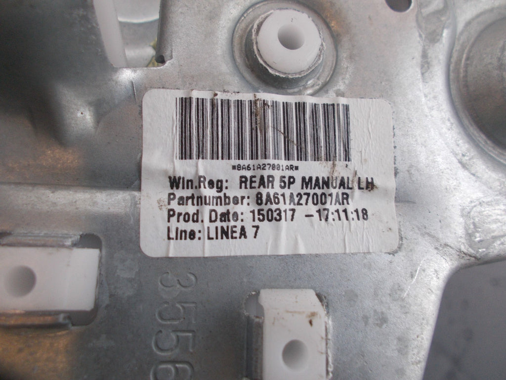 FORD FIESTA MK8 2017-2019 5 DOOR NSR PASSENGER REAR MANUAL WINDOW REGULATOR
