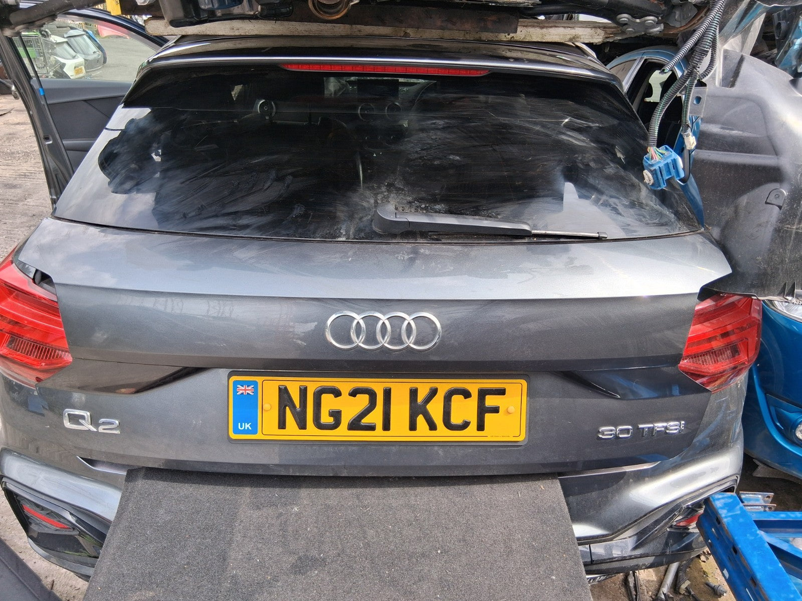 2021 AUDI Q2 MK1 FACELIFT COMPLETE BOOTLID TAILGATE GREY