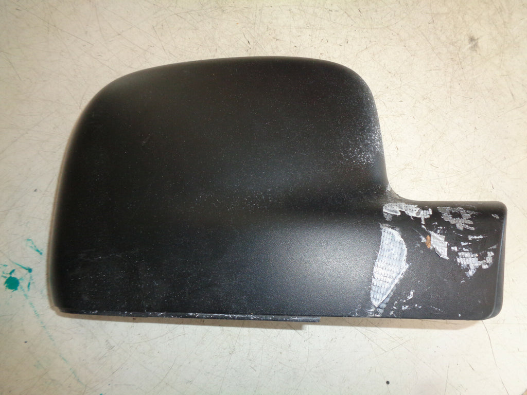 VW VOLKSWAGEN CADDY 2016 OS DRIVER SIDE WING MIRROR COVER 7E2857528 DAMAGED