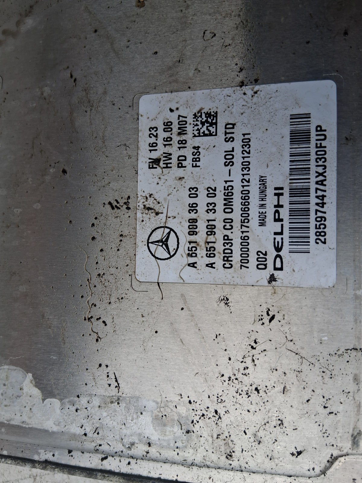 2019 MERCEDES BENZ SPRINTER W907 2.1 DIESEL ECU ENGINE CONTROL UNIT A6519003603