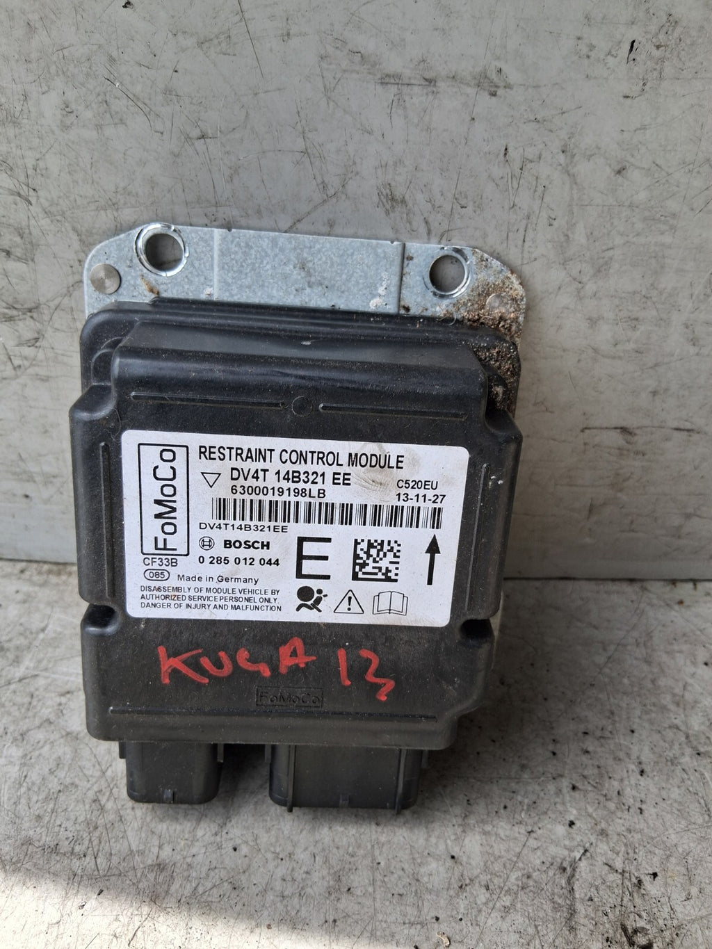 2013 FORD KUGA MK2 SRS AIR BAG ECU CONTROL UNIT MODULE DV4T14B321
