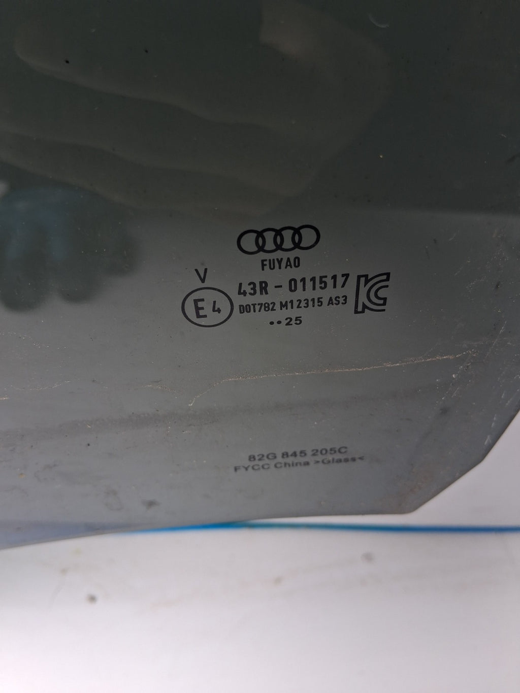 2025 AUDI A1 S LINE MK2 GB OSR DRIVER SIDE REAR RIGHT WINDOW GLASS 82G845205C