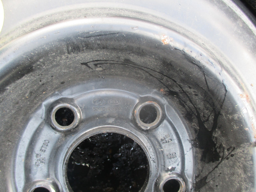 KIA CEED 2007 SPACE SPACER WHEEL WITH TYRE T125/80D15