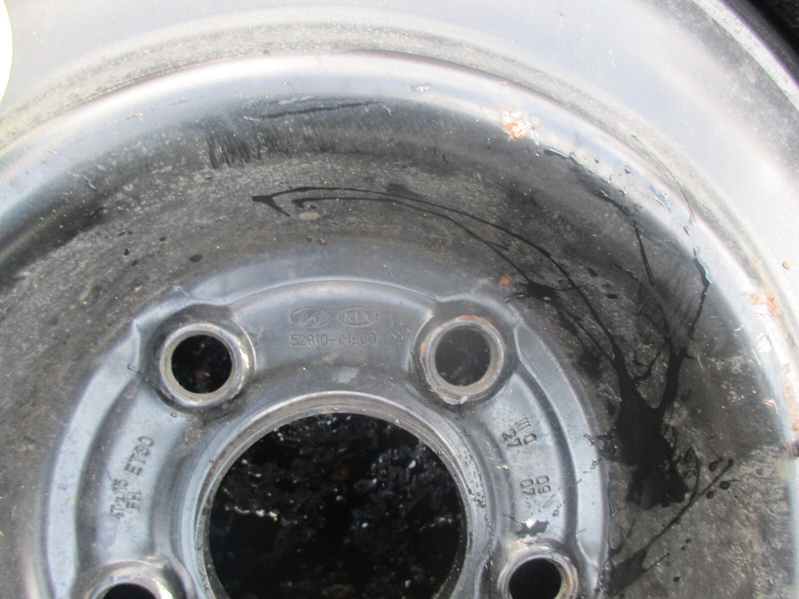 KIA CEED 2007 SPACE SPACER WHEEL WITH TYRE T125/80D15
