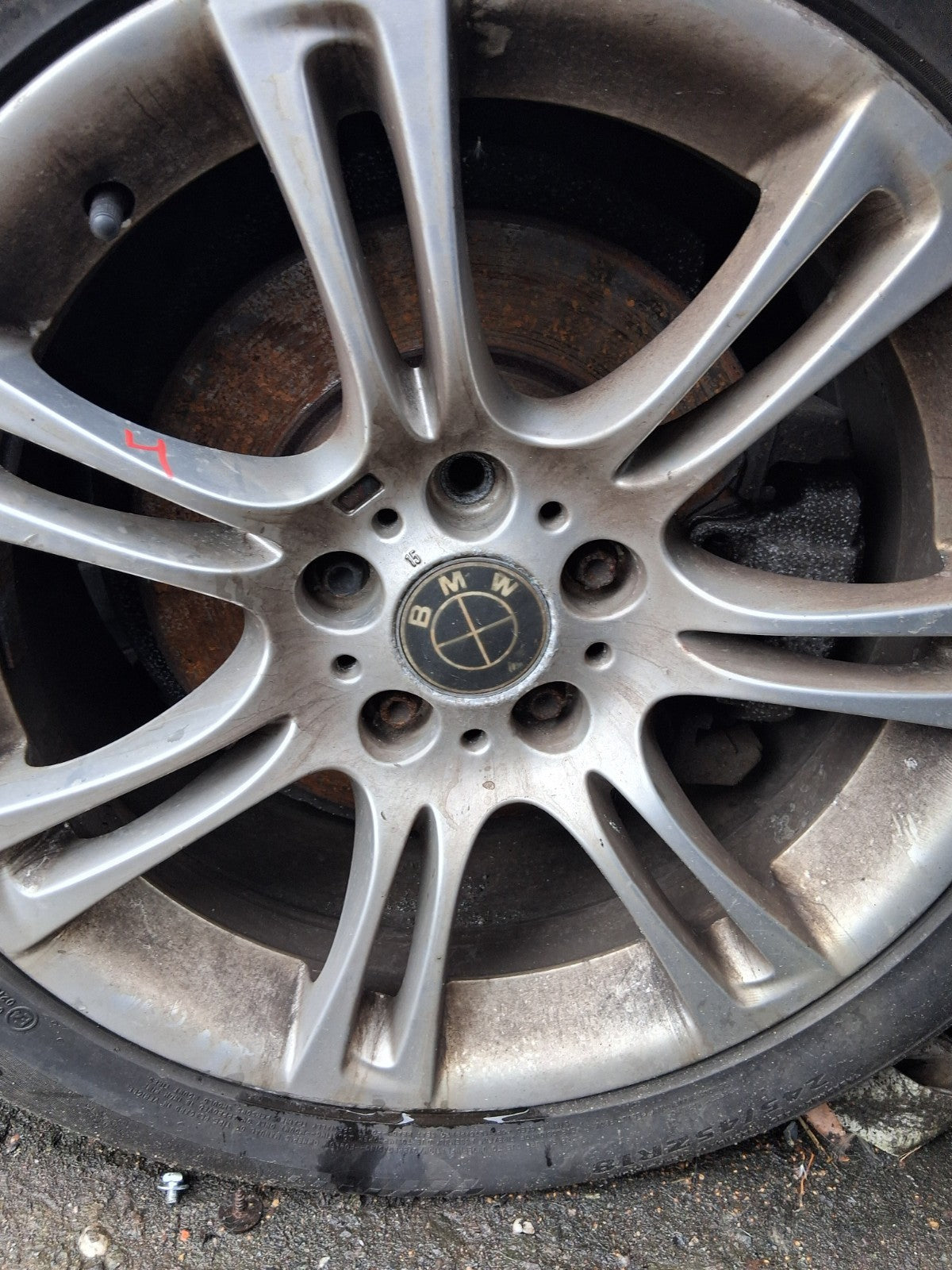 2010 BMW 5 SERIES F10 M SPORT 18 INCH ALLOY WHEEL WITH TYRE 245/45R18