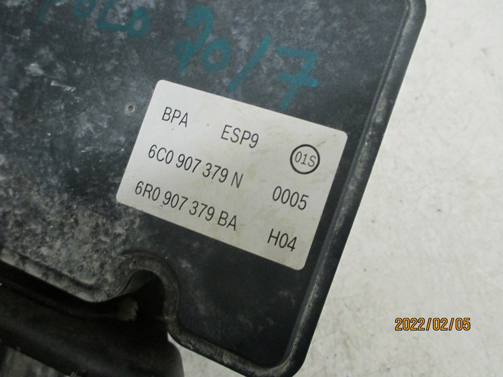 VW VOLKSWAGEN POLO 2017 1.2 PETROL ABS PUMP MODULATOR 6C0614517N