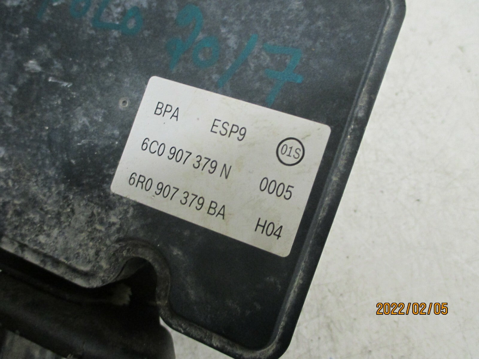 VW VOLKSWAGEN POLO 2017 1.2 PETROL ABS PUMP MODULATOR 6C0614517N