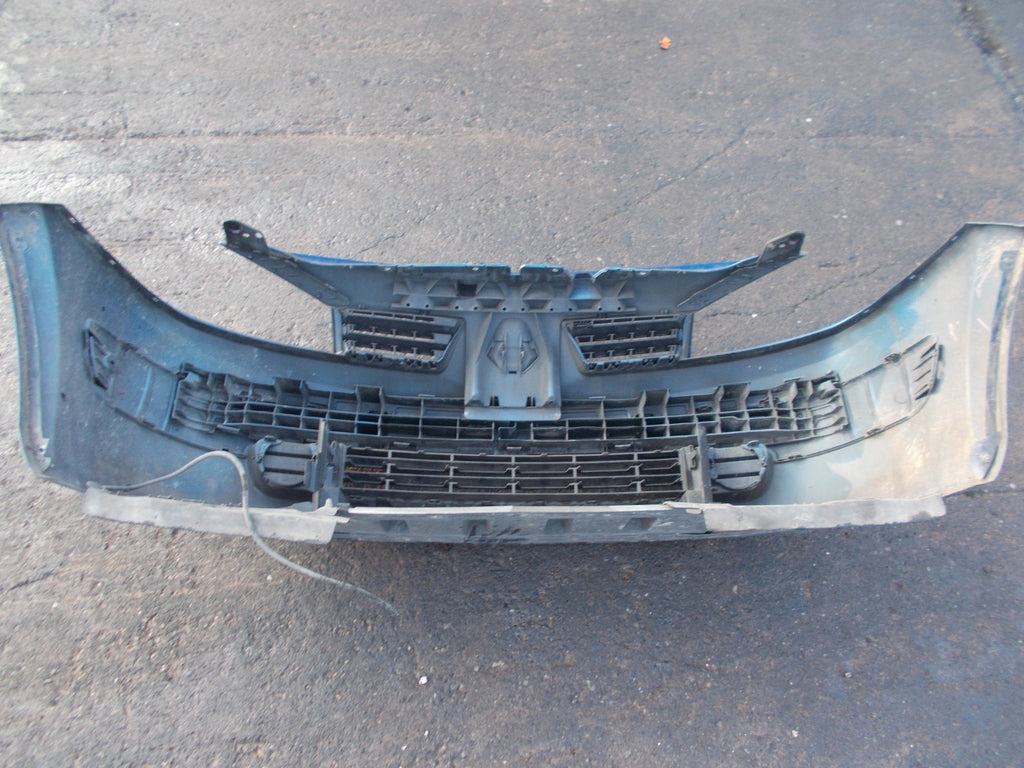 RENAULT MEGANE 2004 FRONT COMPLETE BUMPER BLUE 8200142000