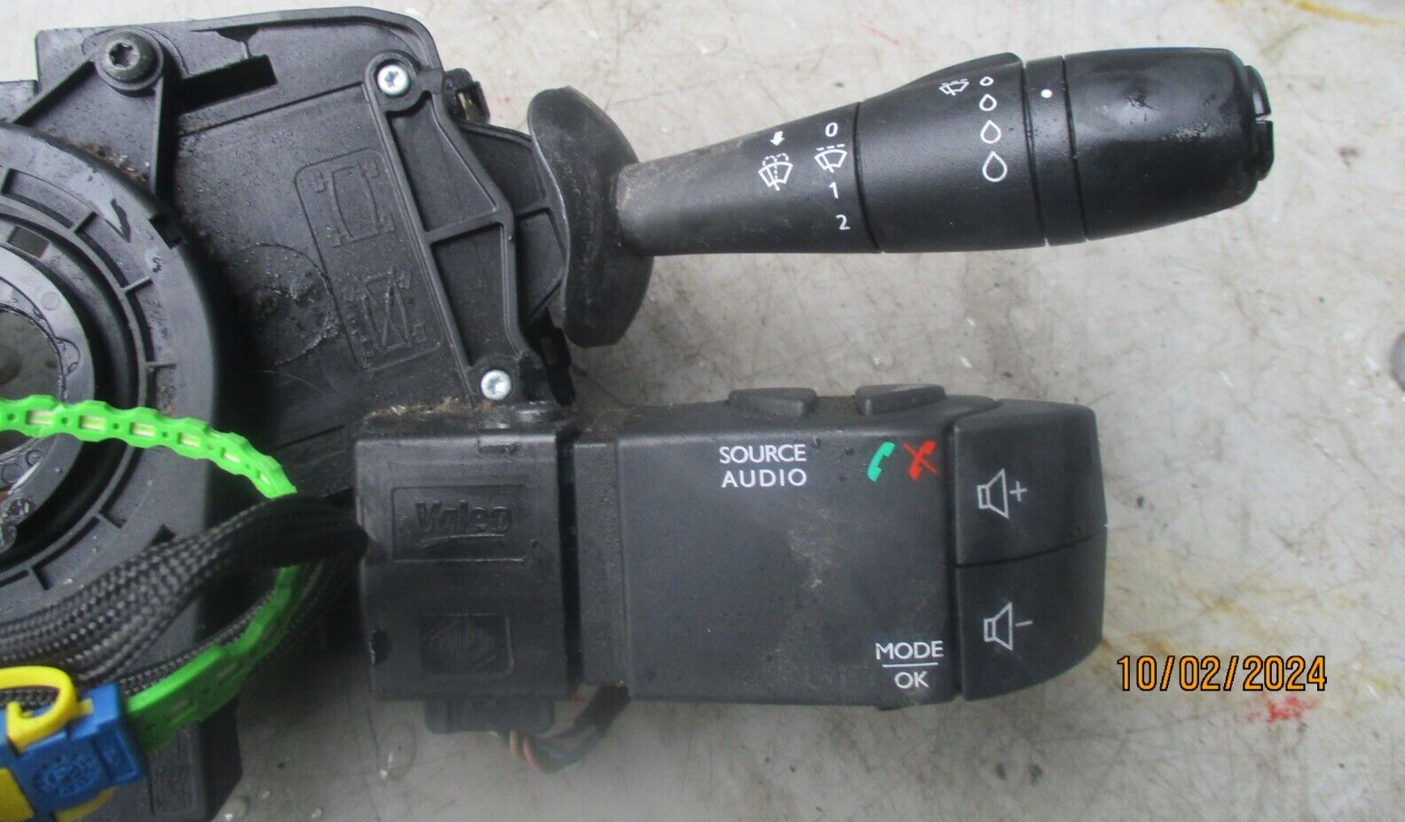 2017 VAUXHALL VIVARO NDICATOR WIPER SWITCH STALK 0265019153