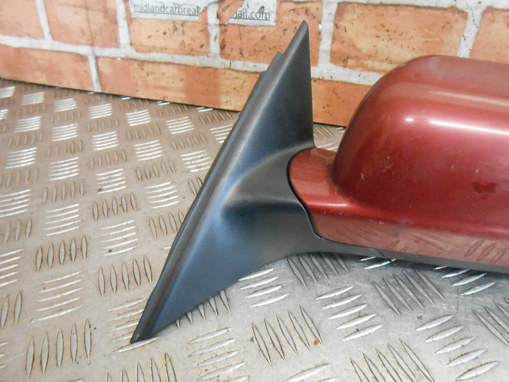 VOLKSWAGEN VW PASSAT B5 2002 NS PASSENGER ELECTRIC DOOR WING MIRROR BURGUNDY