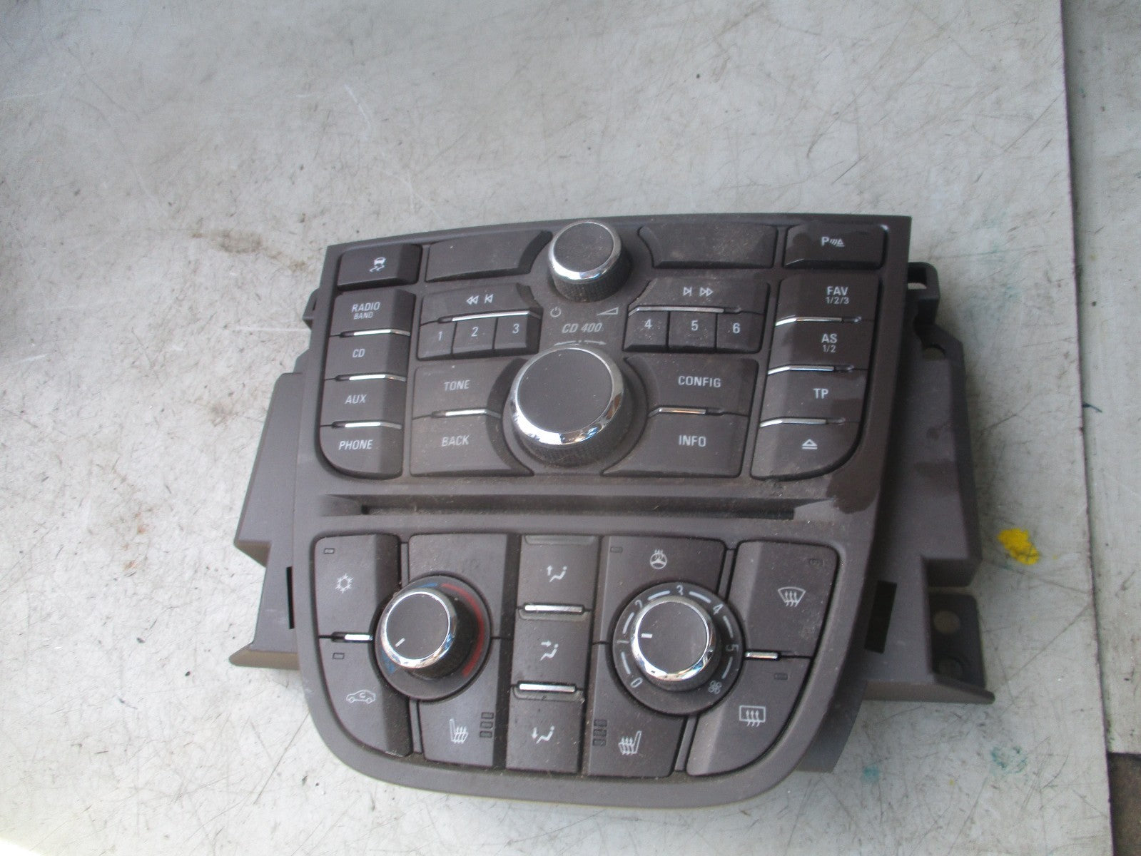 2014 VAUXHALL MERIVA RADIO CD PLAYER SWITCH PANEL CONTROL 13362777