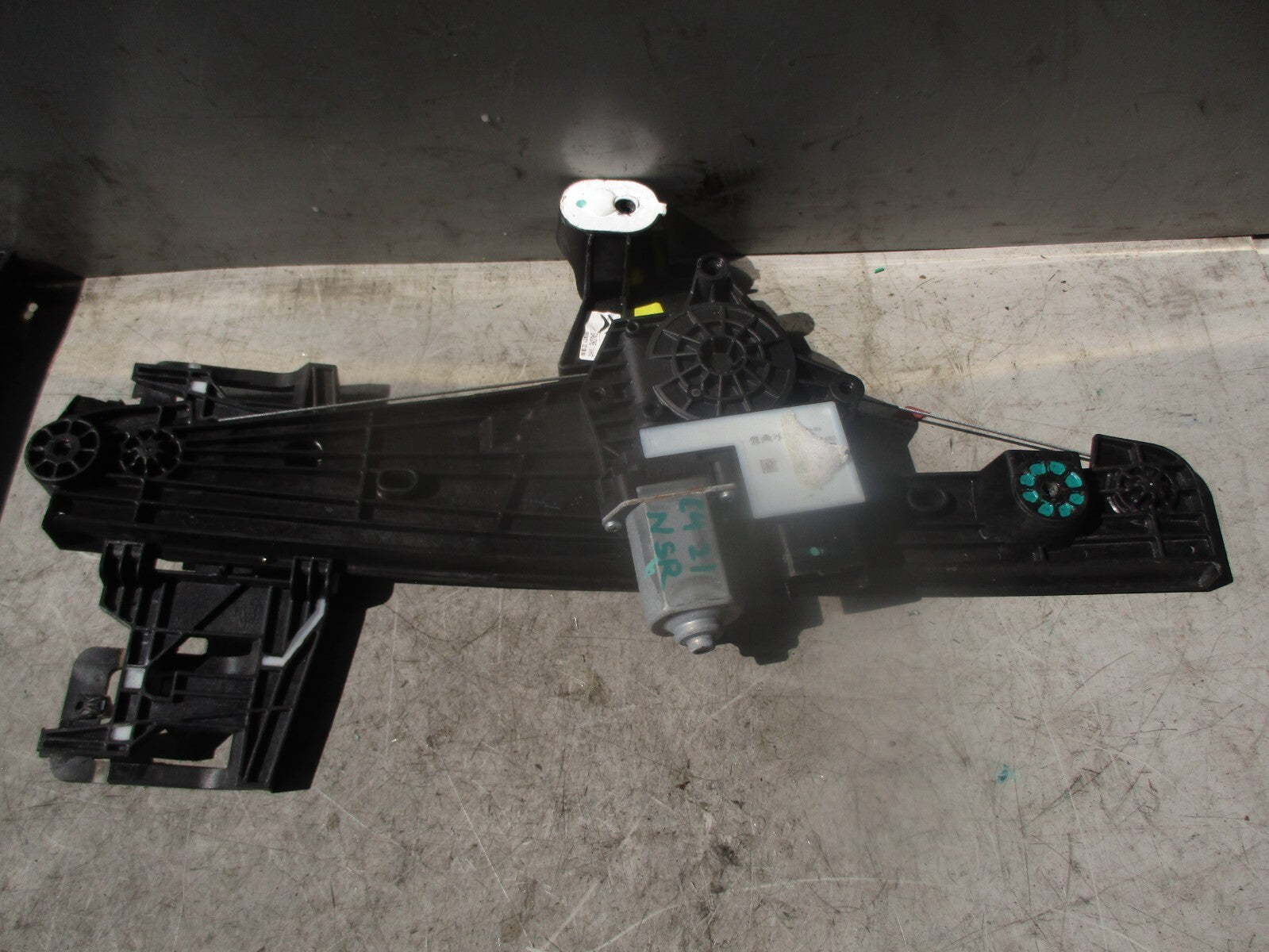 2021 CITROEN C4 MK3 NSR PASSENGER SIDE REAR WINDOW MOTOR & REGULATOR 9832713980