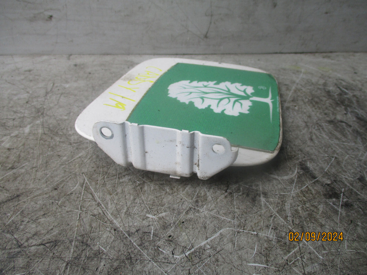 VW CADDY TYP 2K 2019 FUEL FILLER CAP FLAP WHITE