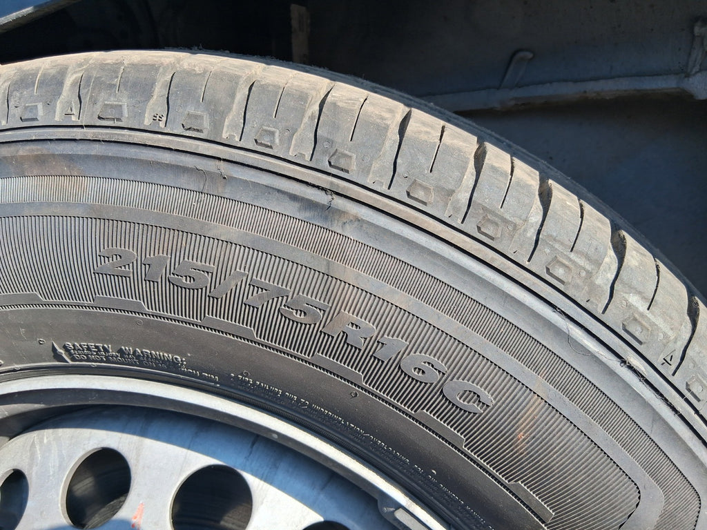 2025 CITROEN RELAY MK3 16 INCH STEEL WHEEL WITH TYRE 215/75R16C REF 1