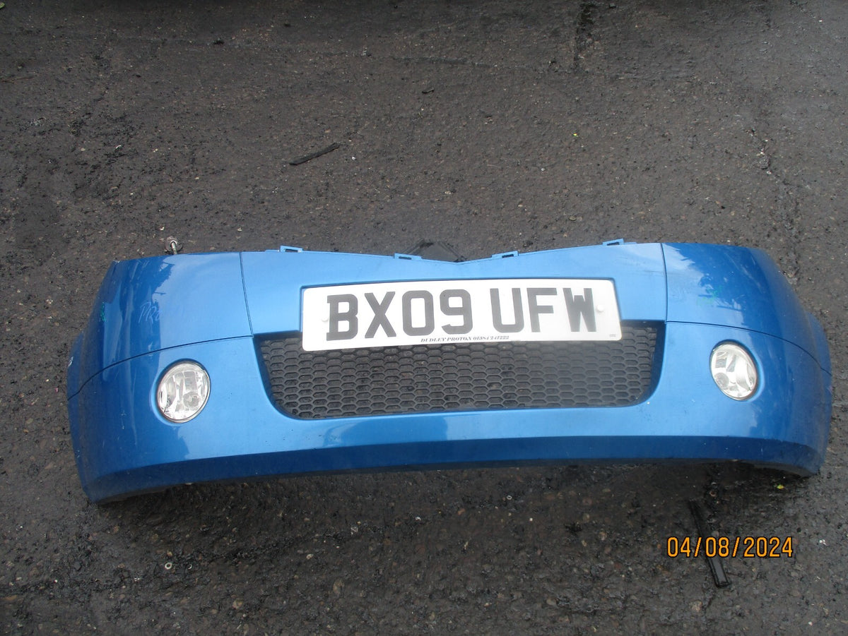 PROTON SAVVY 2009 FRONT COMPLETE BUMPER FOG LIGHT BLUE