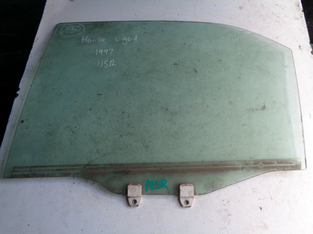 HONDA LEGEND 1997 NSF PASSENGER SIDE REAR DOOR WINDOW GLASS