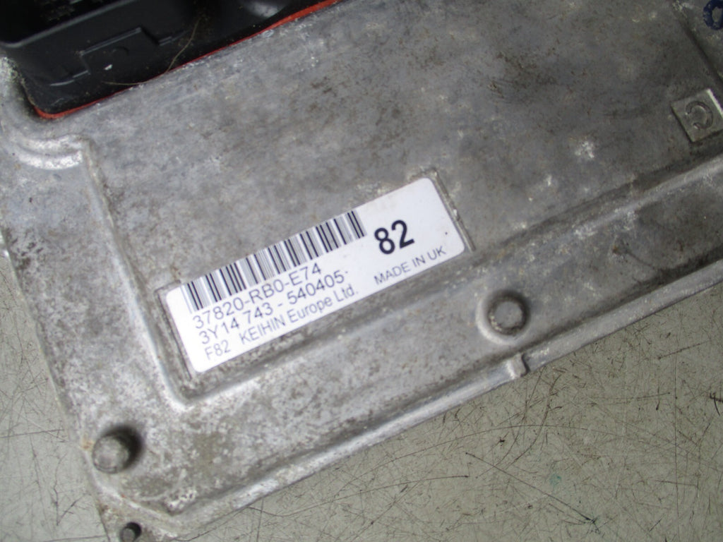 HONDA JAZZ MK3 2010 1.3 PETROL ECU ENGINE CONTROL MODULE 37820RB0E74